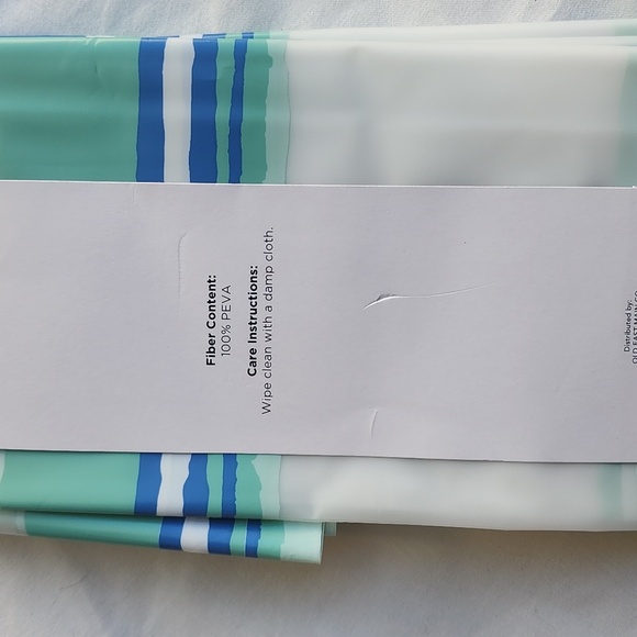 Comfort Bay Striped PEVA Shower Curtain, 70 in X 72 in - Picture 4 of 4